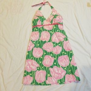 Classic Lilly Pulitzer halter dress